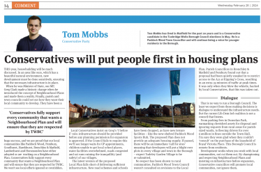 Tunbridge Wells Times Newspaper Article